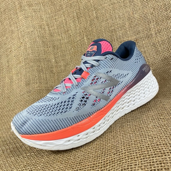New Balance Shoes - 🛑SOLD🛑New Balance Running Shoes Fresh Foam More Gray Coral  Sneakers  Size 8